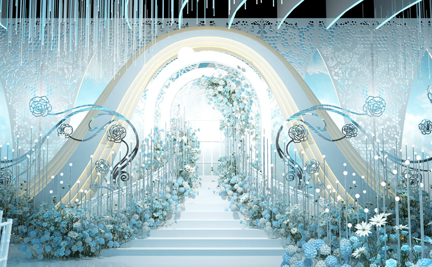 临邑釡香烙馍村水晶厅效果展示